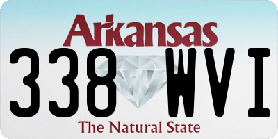 AR license plate 338WVI