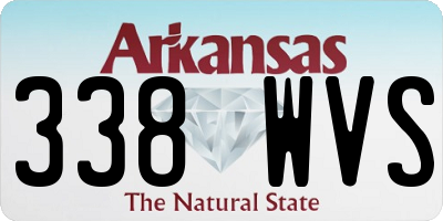 AR license plate 338WVS