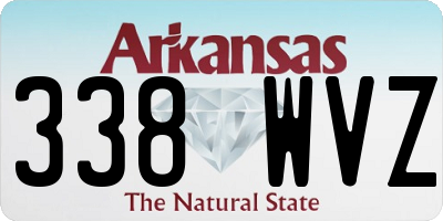 AR license plate 338WVZ