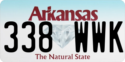 AR license plate 338WWK