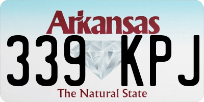 AR license plate 339KPJ