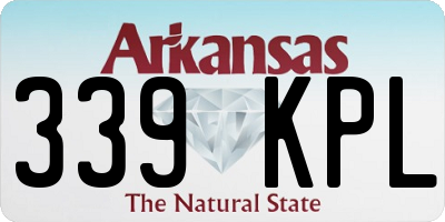 AR license plate 339KPL