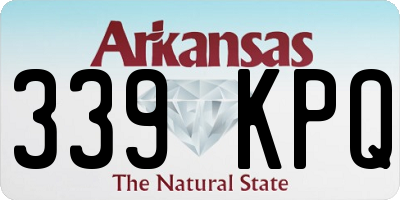 AR license plate 339KPQ