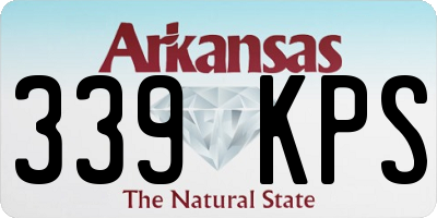 AR license plate 339KPS