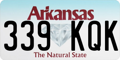 AR license plate 339KQK