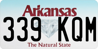 AR license plate 339KQM