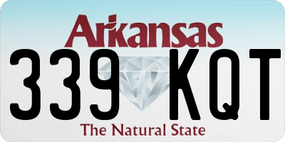AR license plate 339KQT