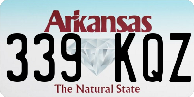 AR license plate 339KQZ