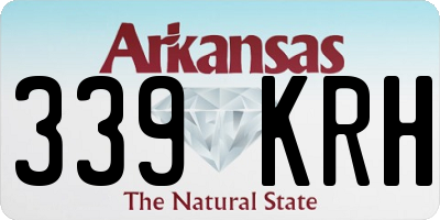 AR license plate 339KRH