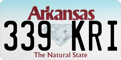 AR license plate 339KRI