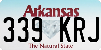 AR license plate 339KRJ