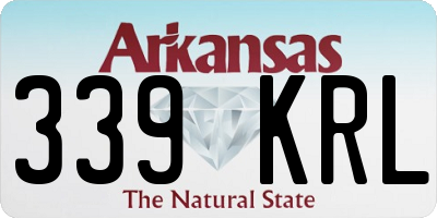 AR license plate 339KRL