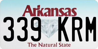 AR license plate 339KRM