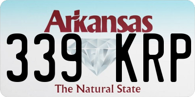 AR license plate 339KRP