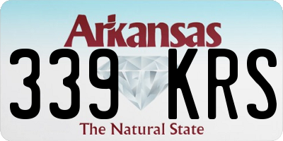 AR license plate 339KRS
