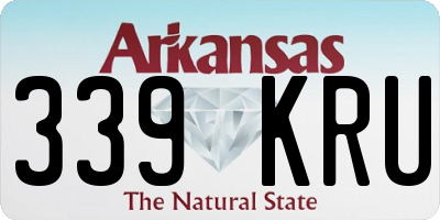AR license plate 339KRU