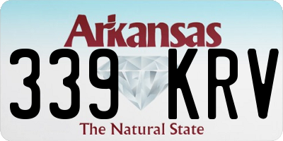 AR license plate 339KRV