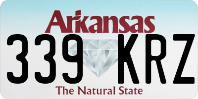 AR license plate 339KRZ