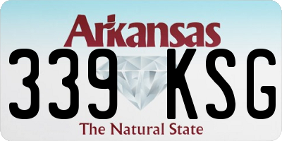 AR license plate 339KSG