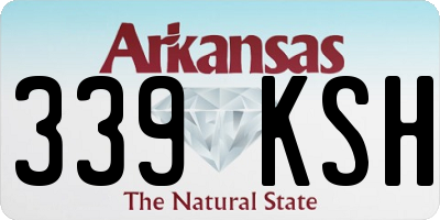 AR license plate 339KSH