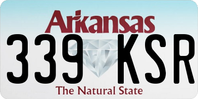 AR license plate 339KSR