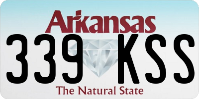 AR license plate 339KSS