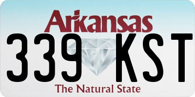 AR license plate 339KST