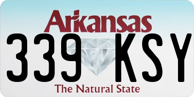 AR license plate 339KSY