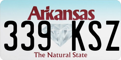 AR license plate 339KSZ