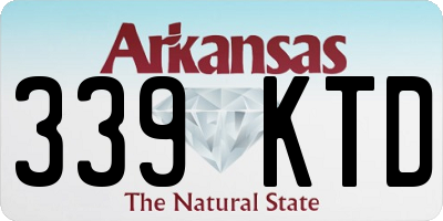 AR license plate 339KTD