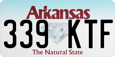 AR license plate 339KTF