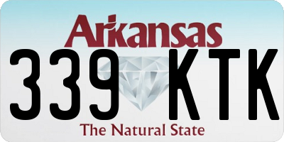 AR license plate 339KTK