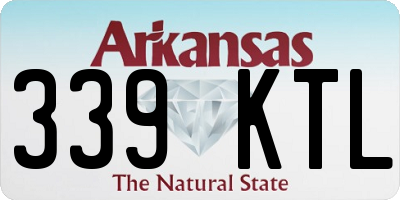 AR license plate 339KTL