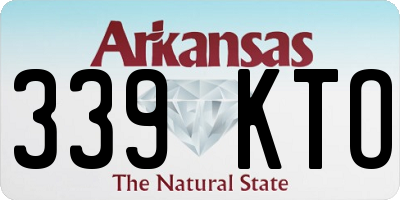 AR license plate 339KTO