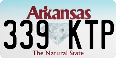 AR license plate 339KTP