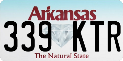 AR license plate 339KTR