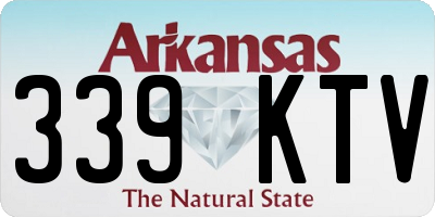 AR license plate 339KTV