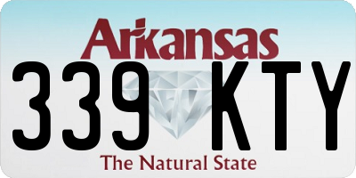 AR license plate 339KTY