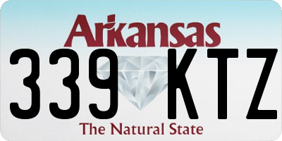 AR license plate 339KTZ
