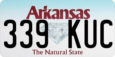 AR license plate 339KUC