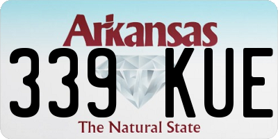AR license plate 339KUE