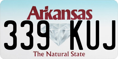 AR license plate 339KUJ