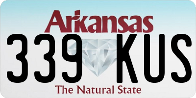 AR license plate 339KUS