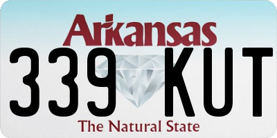 AR license plate 339KUT