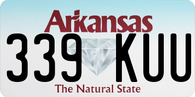 AR license plate 339KUU