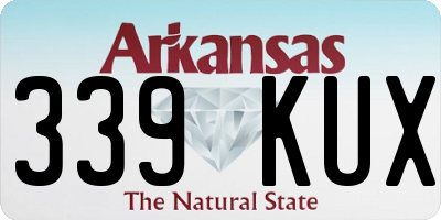AR license plate 339KUX