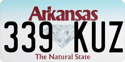AR license plate 339KUZ