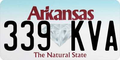 AR license plate 339KVA