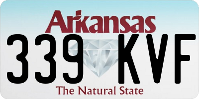 AR license plate 339KVF