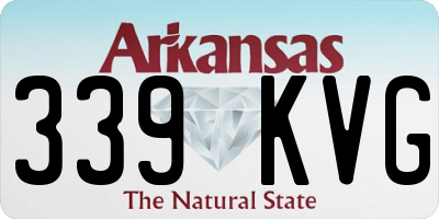 AR license plate 339KVG
